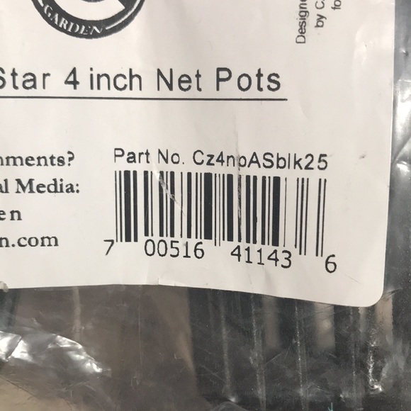 Cz All- Star 4inch Net Pots (25pcs pot set) - Picture 5 of 5